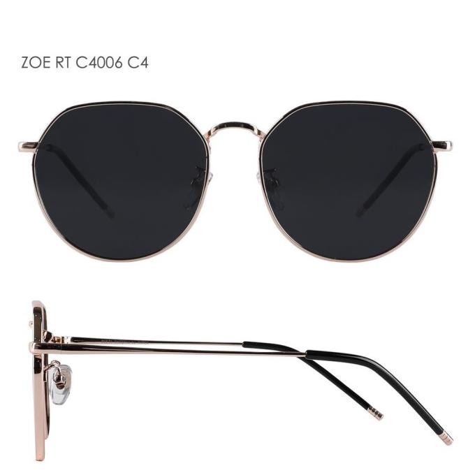 Rieti Zoe Rt C4006 Sunglasses Original 100% Black