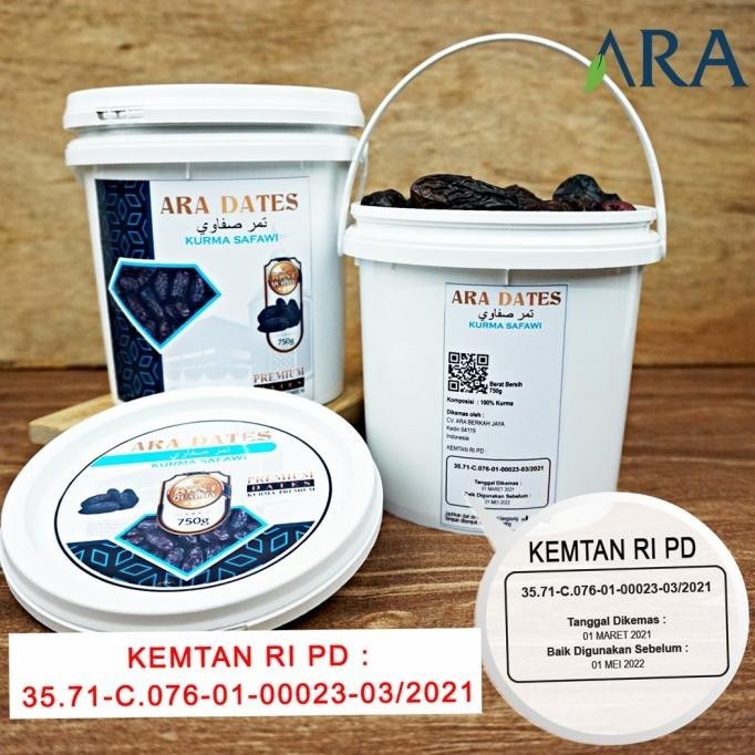 

Kurma Safawi 750Gr Kemtan Oleh Oleh Haji Dan Umroh