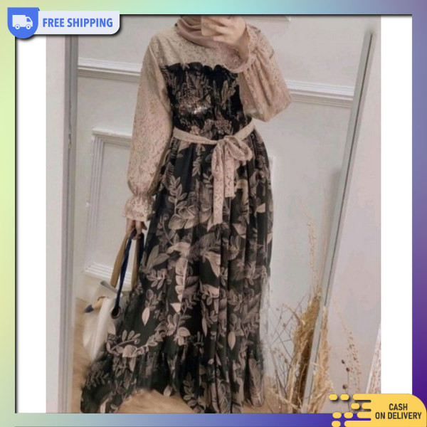 Gsmis Syar'I Ibu-Ibu Dresh Remaja Muselim Gami Dewasa Nyaman Digunakan Gamis Pakaian Murah Dress Gam