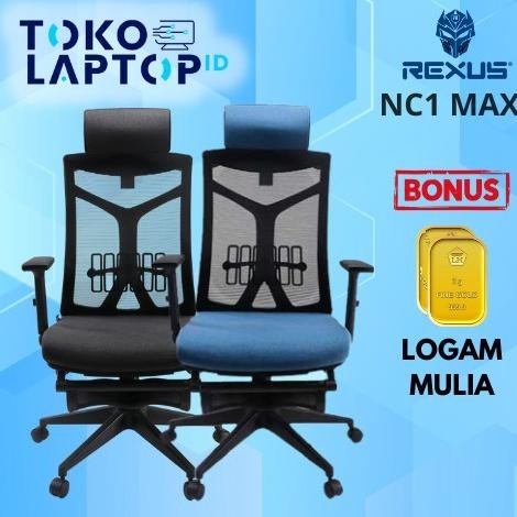 Rexus NC1 Max / NC-1 Max Ergonomic Office Chair With Footrest