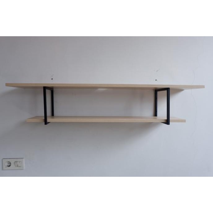 Rak tv tempel / meja tv dinding / rak tingkat panjang