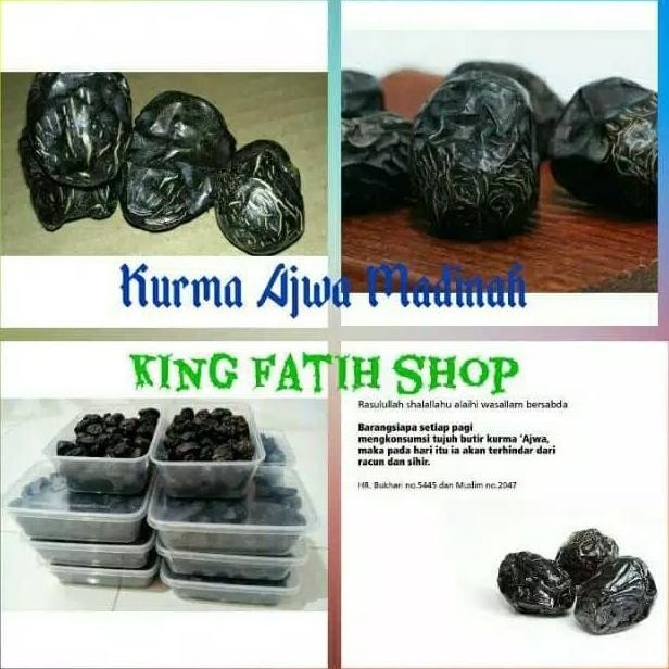 

Kurma Ajwa Madinah 1000 Gr (Ukuran Standart/Medium)