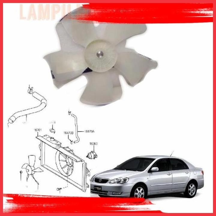 (BK LAMP) FAN . KIPAS RADIATOR TOYOTA COROLLA ALTIS 2003-2008