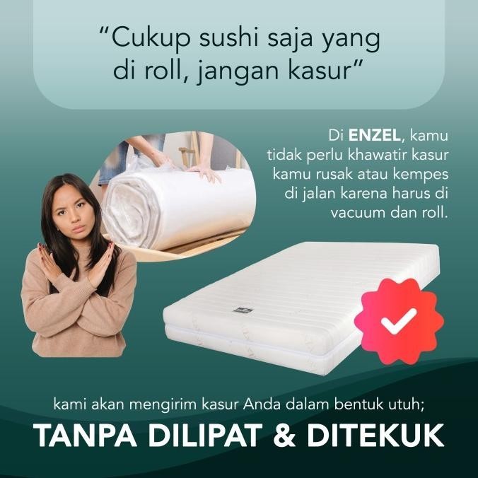 Kasur Latex Enzel Premium Uk 160x200