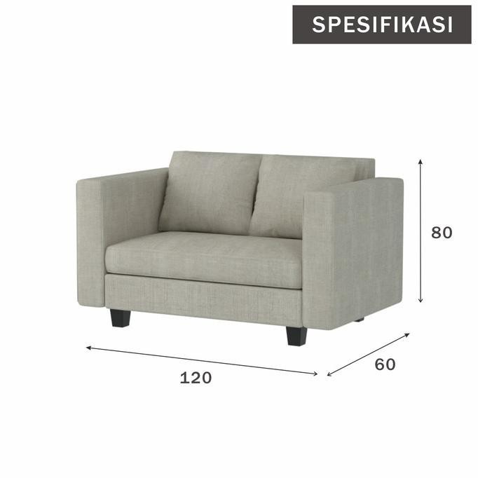 Sofa minimalis 2 seater | Sofa kecil