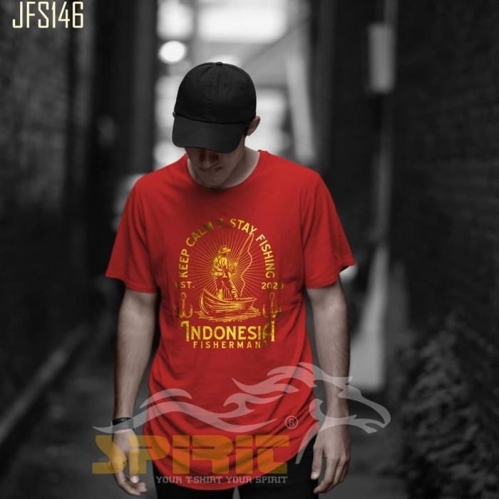 BAJU OLAH RAGA KEREN PRIA KAOS MANCING FISHING LENGAN PENDEK PREMIUM