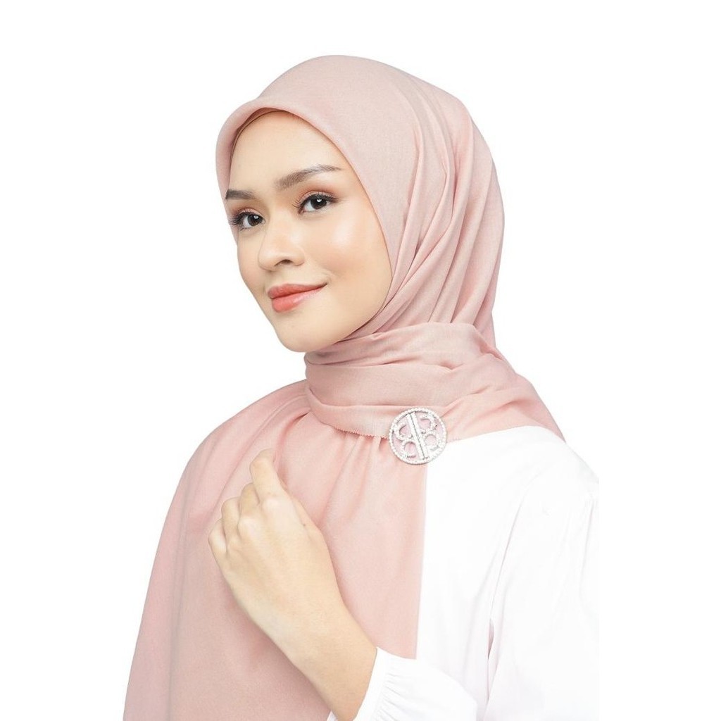 Nada Puspita -Nada Voile Scarf Large - Dusty Pink