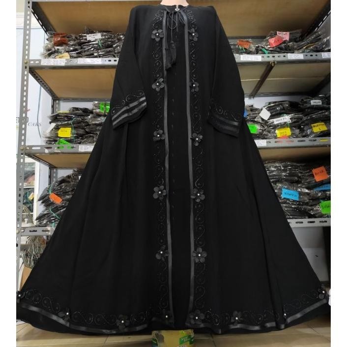 ABAYA AURORA | abaya hitam jetblack