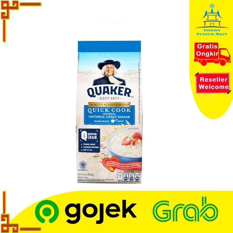 

Instant Oatmeal QUAKER Quick Cooking 200 GR