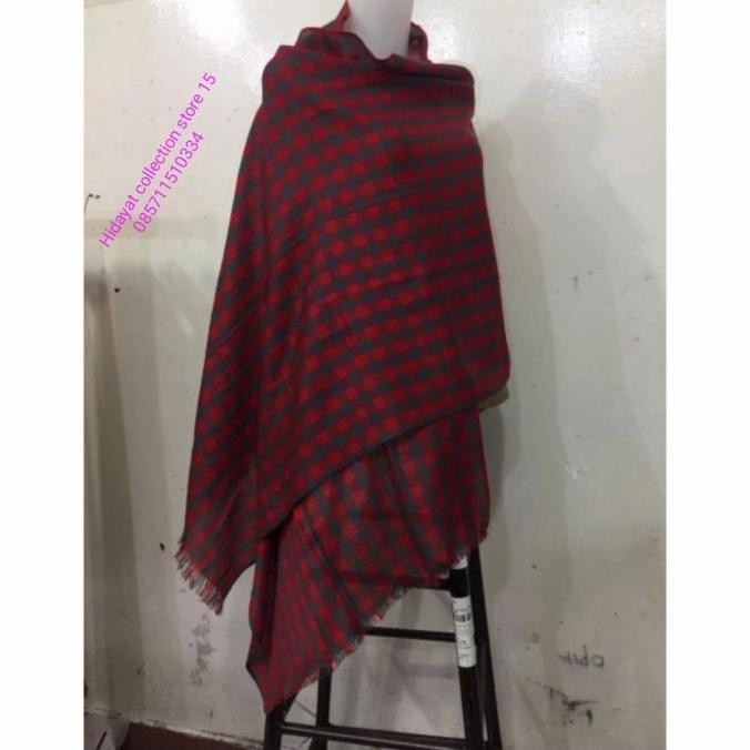 Phasmina Syal Kotak-Kotak Fashion Pria Wanita
