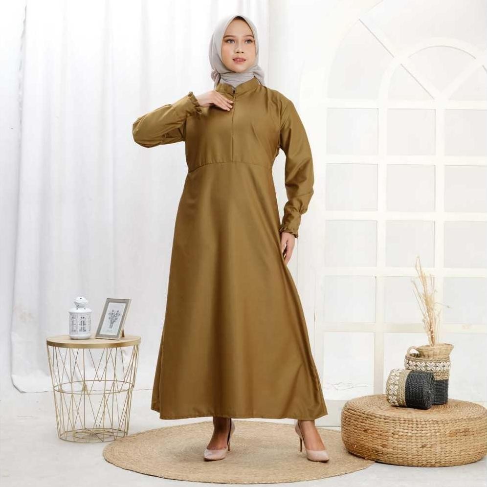 Dress Pemda Toyobo Gamis Wanita Hitam Putih, Seragam Pemda / Pns/Guru Shopee