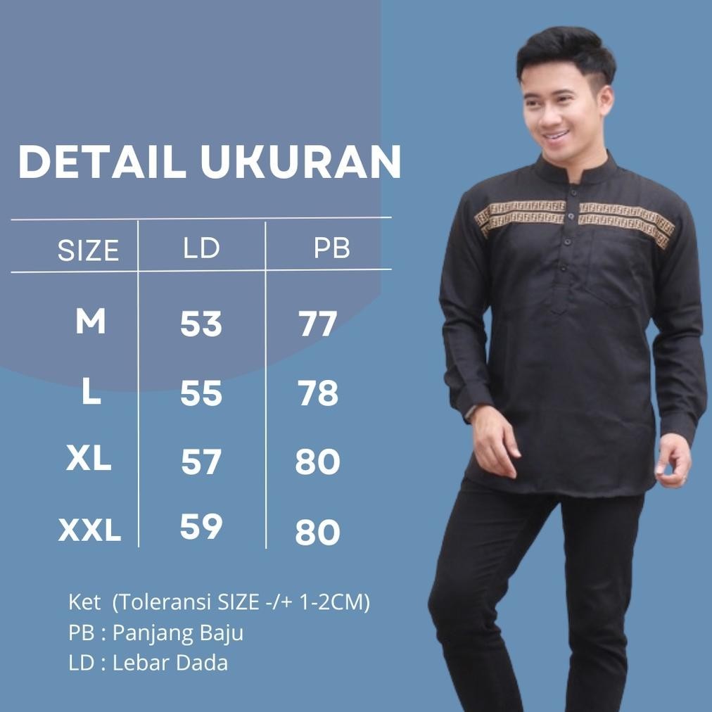 Dt Ollshop - Kurta Lengan Panjang Ff Pakistan / Busana Muslim /  Baju Kemeja Koko Pria Shopee