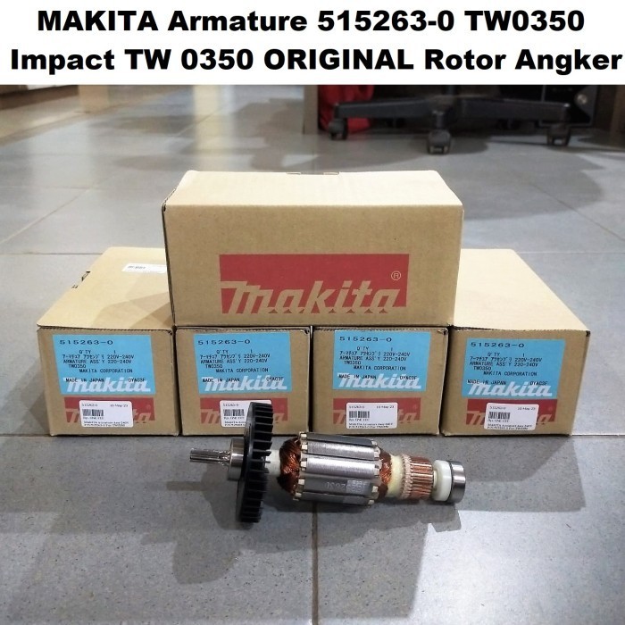 MAKITA Armature 515263-0 TW0350 Impact TW 0350 ORIGINAL Rotor Angker