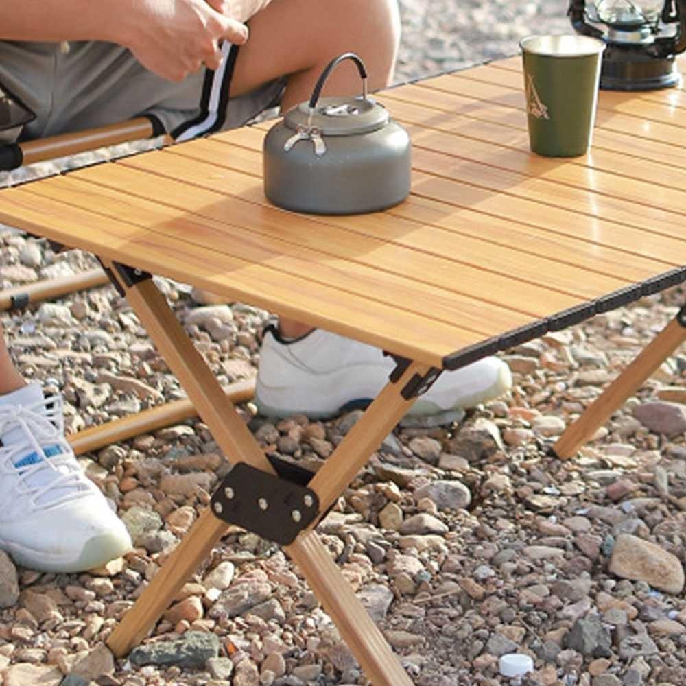 Meja Lipat Portable Camping Folding Table Aluminium 59cm XT6 Meja Kursi Anak Jualan Makan Bekas Indu