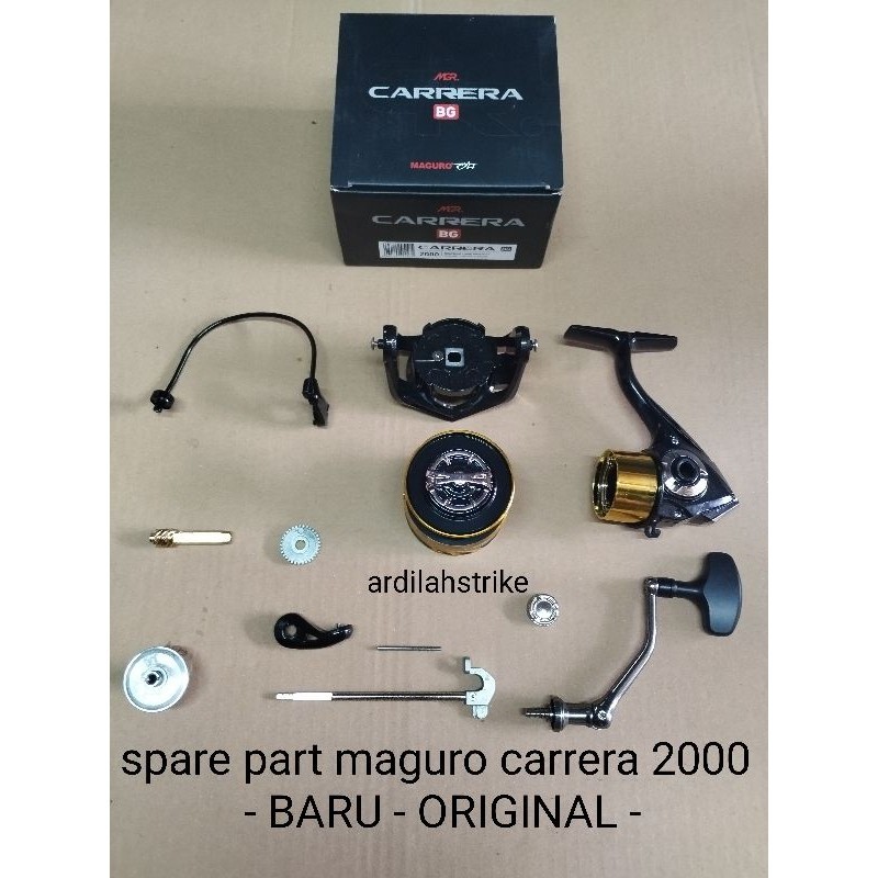 spare part reel maguro carrera 2000 - BARU - ORIGINAL -