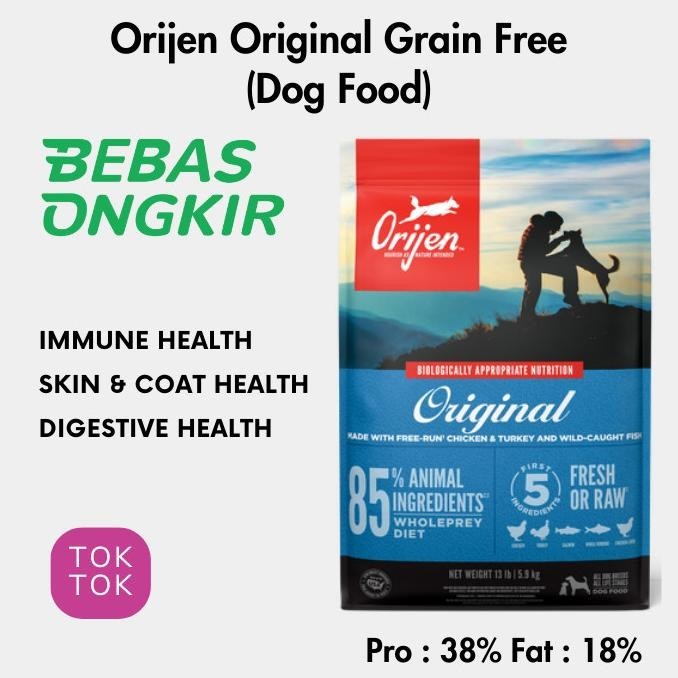 ORIJEN ORIGINAL GRAIN FREE (DOG FOOD) VINACANTIK28