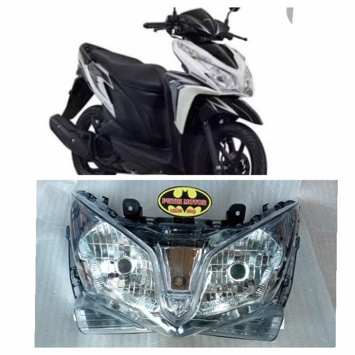 Baru lampu depan reflektor depan Vario techno 125 old lama
