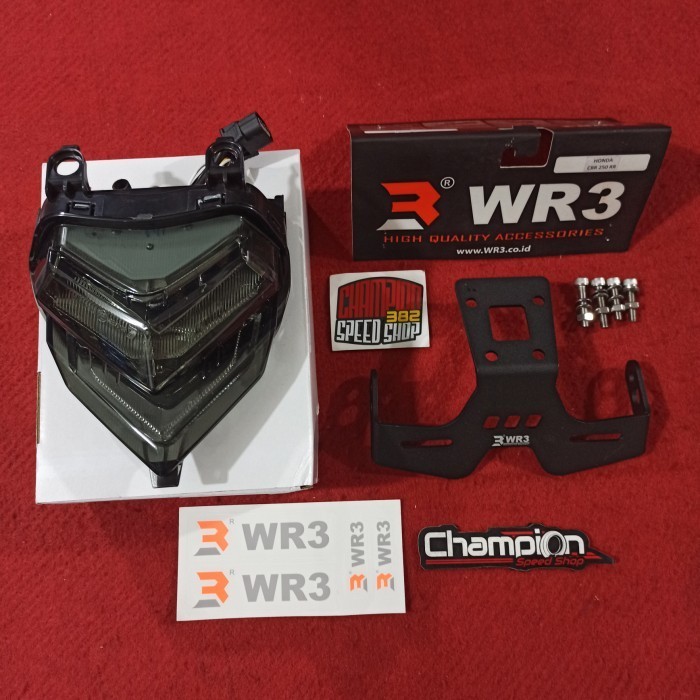 Baru Paket Tail Tidy WR3 Stoplamp LED 3in1 ProjectONE CBR 250RR CBR250RR