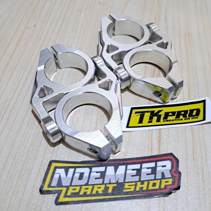 Baru Cincin Kupingan Lampu Silver RX KING CNC TK Pro