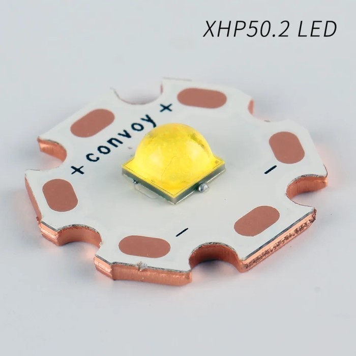 Led Cree XHP50.2 3V Papan Tembaga DTP Original Convoy