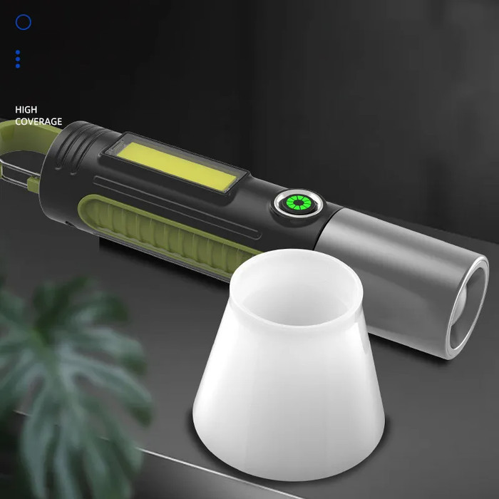 SENTER LED SMILING SHARK senter police swat lampu Senter super terang