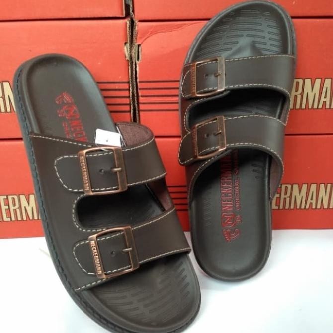 Sandal Pria NECKERMAN ORIGINAL Coklat size 39