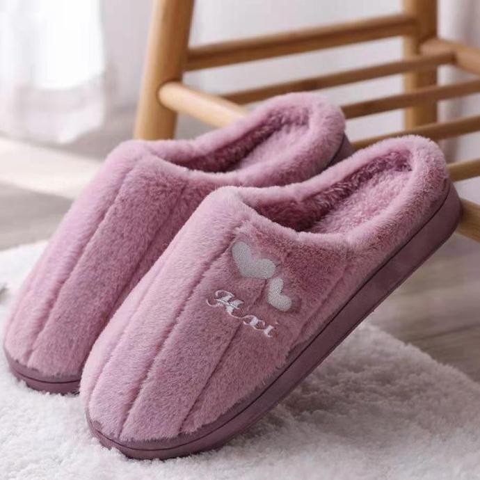 Sandal Rumah Premium Tebal Love Sandal Kamar Lantai Empuk Hangat