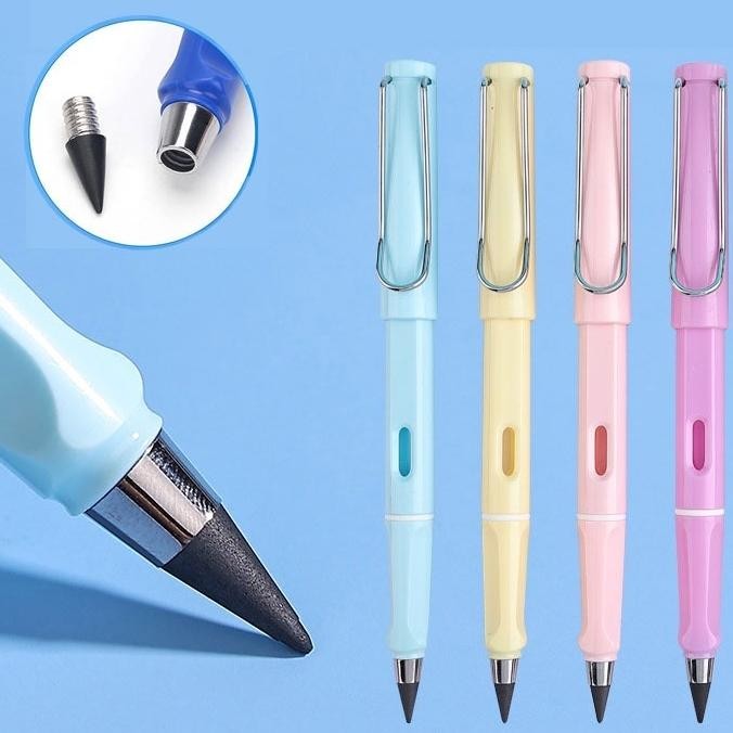 

(SKR) PENSIL / REFILL PENCIL 1 Pcs Isi Ulang / Pensil Magic HB Warna Warni Macaron Unlimited Tanpa Rautan Awet Tidak Bisa Habis Eternal Tidak Perlu Diraut