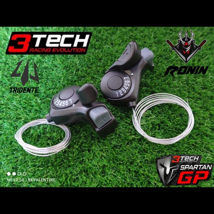 SHIFTER SHIMANO 3 TECH RONIN TRIDENTE SPARTAN HANZO PENGATUR 3 SUARA