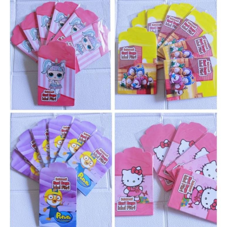 

BOLEH PILIH MOTIF.. AMPLOP LEBARAN UK MEDIUM motif karakter