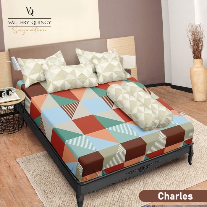 sprei vallery quincy 180x200 tinggi 40 / seprai katun jepang 160x200