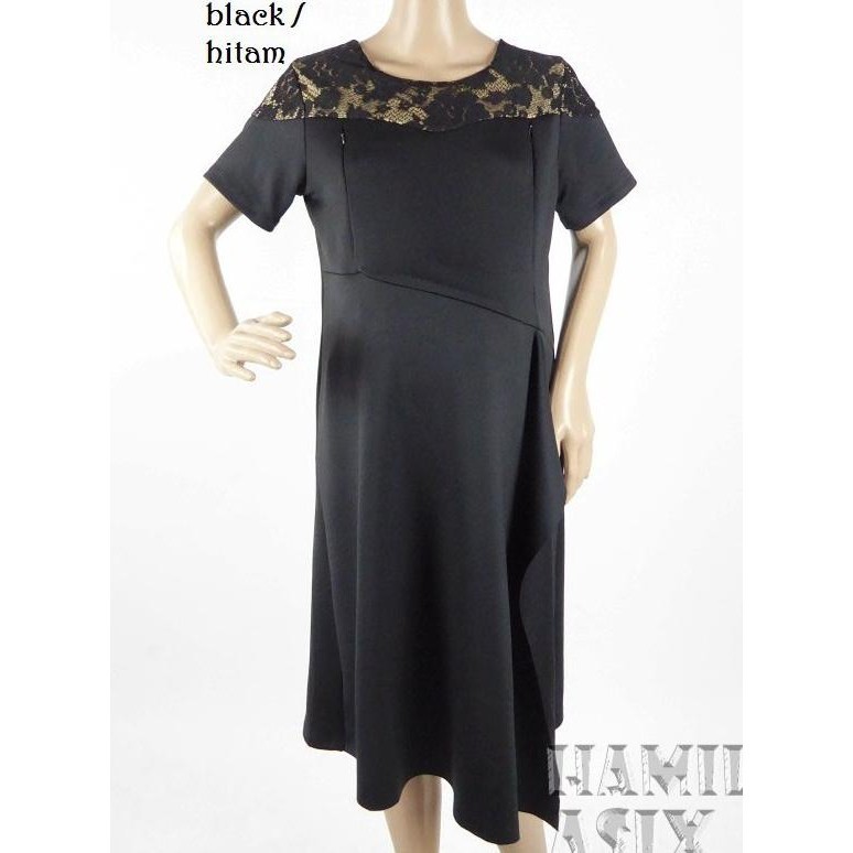 Best Seller Ravina Dress Hamil Menyusui Pendek Midi Y.N.Y Formal Pesta Stok Terbatas