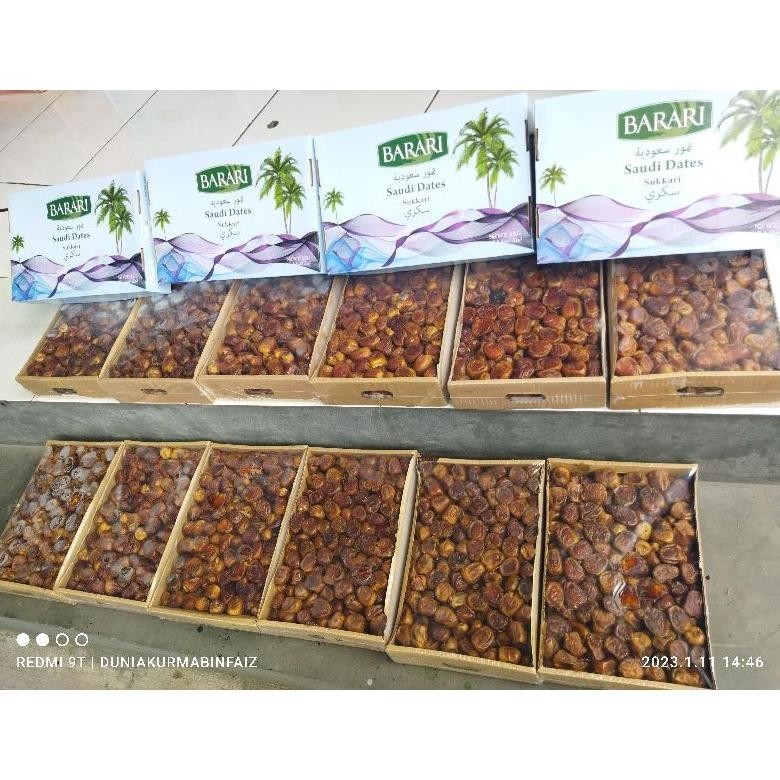 

POJ Kurma Barari Sukkari 3 Kg Saudi Arabia TERLARIS