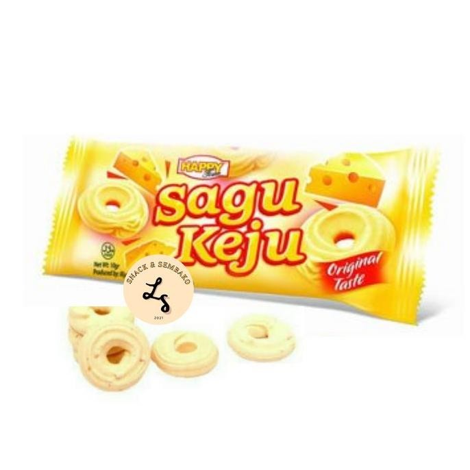 

Sagu Keju Happy Time 1 Pack Isi 20 pcs @10gr