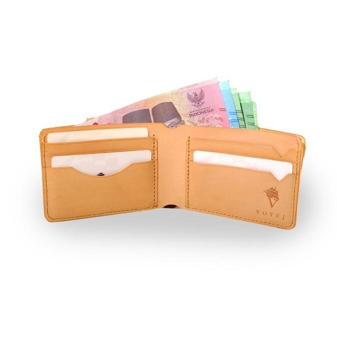VOYEJ VESSEL IX AMERICANA - DOMPET KULIT ASLI PRIA - NATURAL AGUSTIKASTORE44