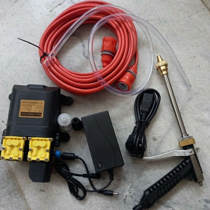 SET Alat Steam Pompa DC Mesin Cuci AC Motor Mobil Steam Power Sprayer