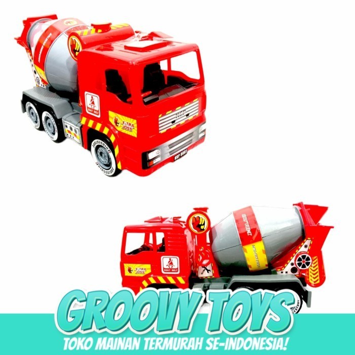 Mainan Anak Mobil Truk Semen - Cement Truck KGP 8081