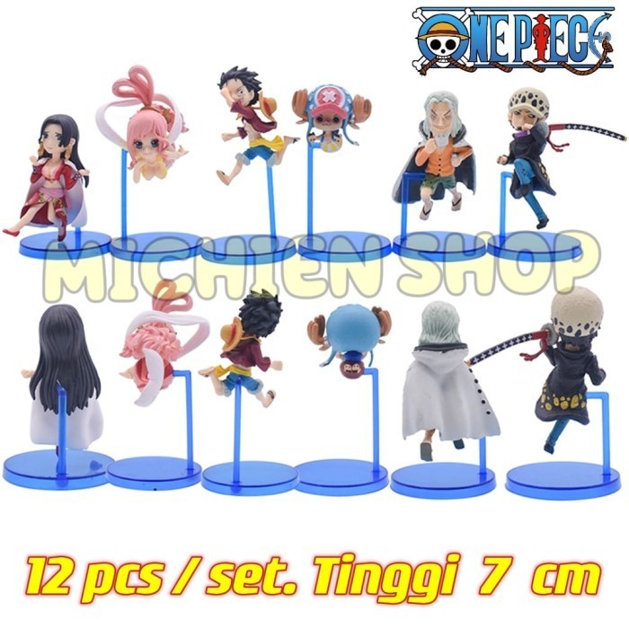 ACTION FIGURE ONE PIECE WCF FIGURE SET 12 CAKE TOPPER