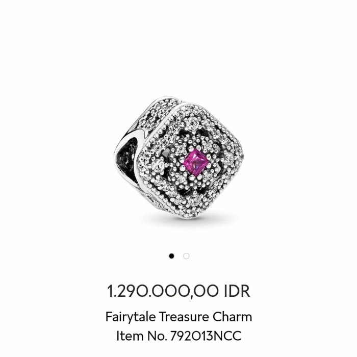 PANDORA FAIRY TREASURE GELANG CHARM AUTHENTIC
