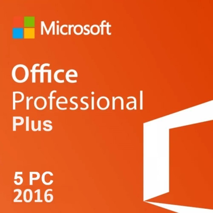 Microsoft Office 2016 Professional Plus Original Lifetime Key 5 PC