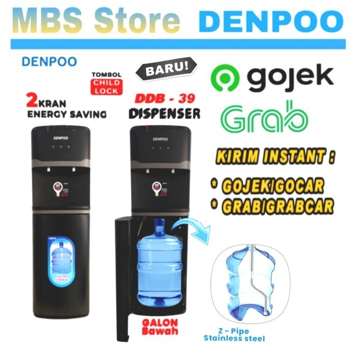 Dispenser Galon Bawah Denpoo DDB 39