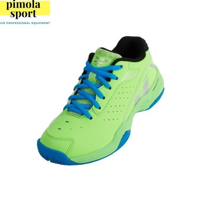 SALE SEPATU BADMINTON VICTOR P9500JR G / P 9500 JR G NEON GREEN KANAYASARI3