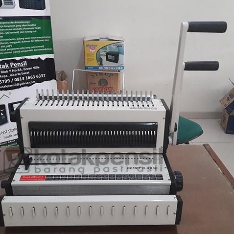 Mesin Jilid / Binding Spiral Kawat Dan Plastik GEMET D 2050 - Murah