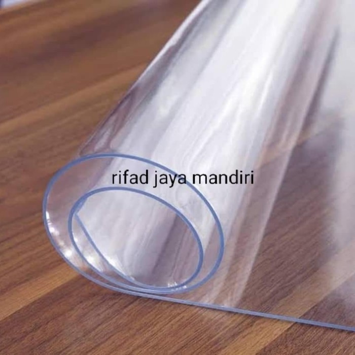 PVC PLASTIK TIRAI MIKA LENTUR UKURAN 1MM X 120CM