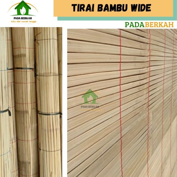 KERAI BAMBU WIDE KERAI BAMBU GULUNG TIRAI BAMBU 22 METER