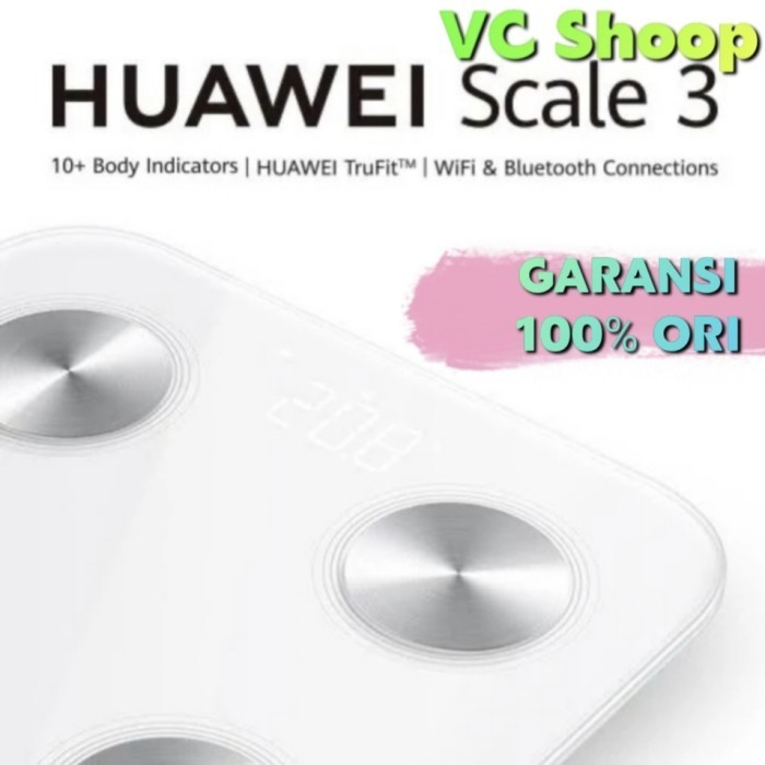 HUAWEI SMART BODY FAT SCALE/SCALE 3 COMPOSITION-TIMBANGAN BADAN