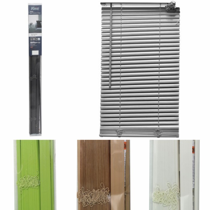TIRAI/KEREI JENDELA VENETIAN BLINDS PVC 25 MM 90 X 180 CM