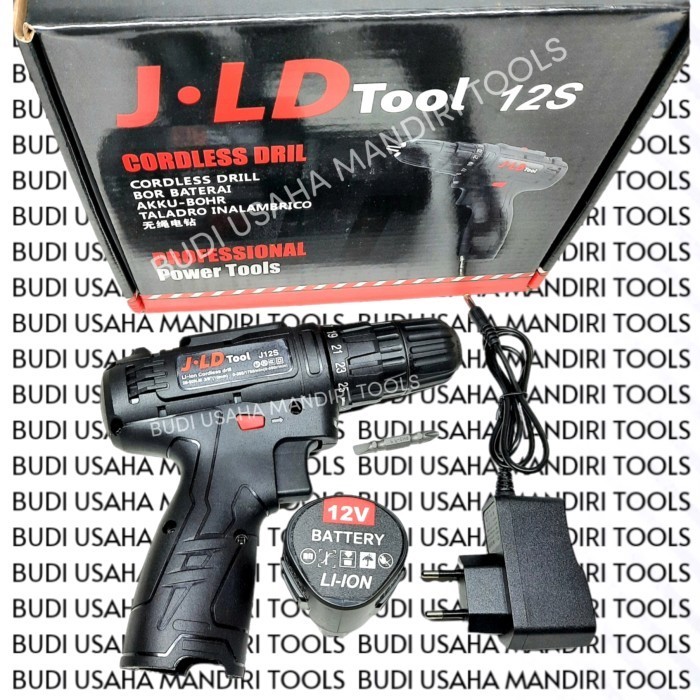 Bor Cordless 12S - Bor Baterai 12V - Cordless Drill 12V - Jld