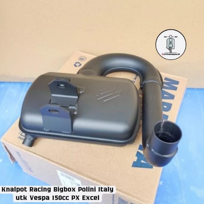 Knalpot Racing Bigbox Polini Italy Untuk Vespa 150 Cc Px Excel Dkk
