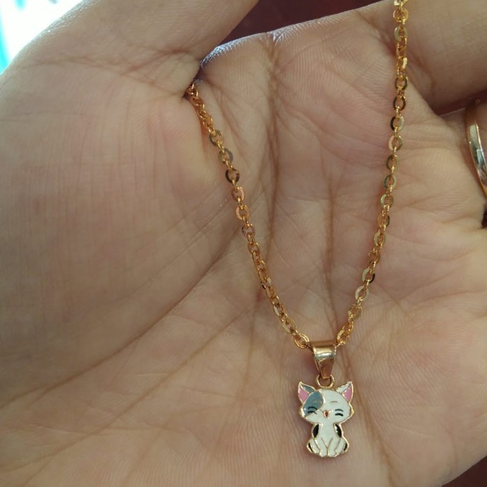 KALUNG ANAK EMAS 375 EMAS ASLI KALUNG RANTAI
